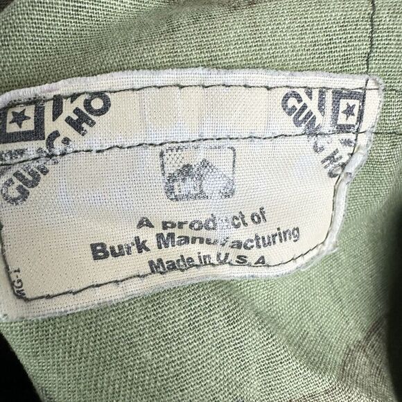 Vintage Gung Ho Burk Camo Pants Mens 34 Military Cargo Y2K Distressed USA Made* - Picture 16 of 16